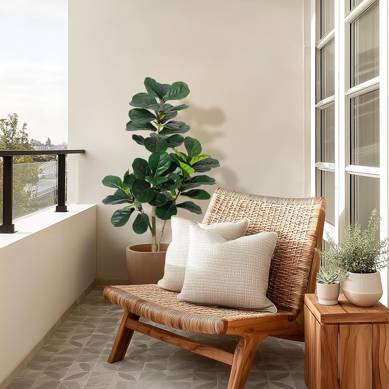 4 ft Fiddle Leaf Fig Tree Arti - Ficus Lyrata Tree ulasan dan harga