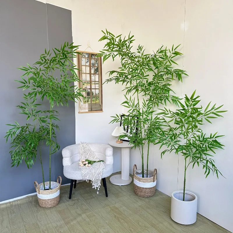Artificial Bamboo Large Green  - Ficus Lyrata Tree ulasan dan harga