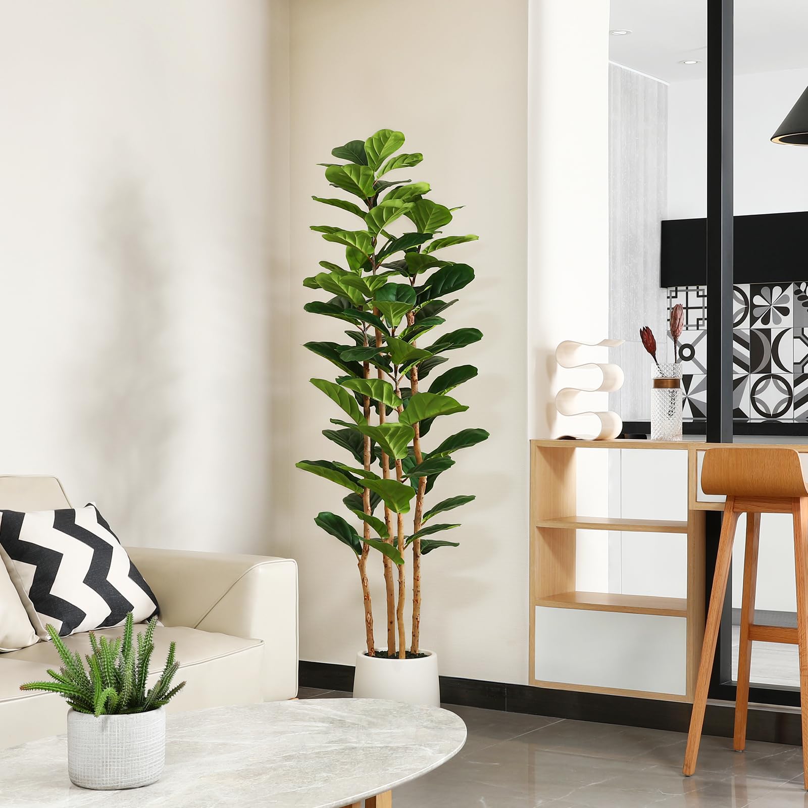 Artificial Fiddle Leaf Fig Tre - Ficus Lyrata Tree ulasan dan harga